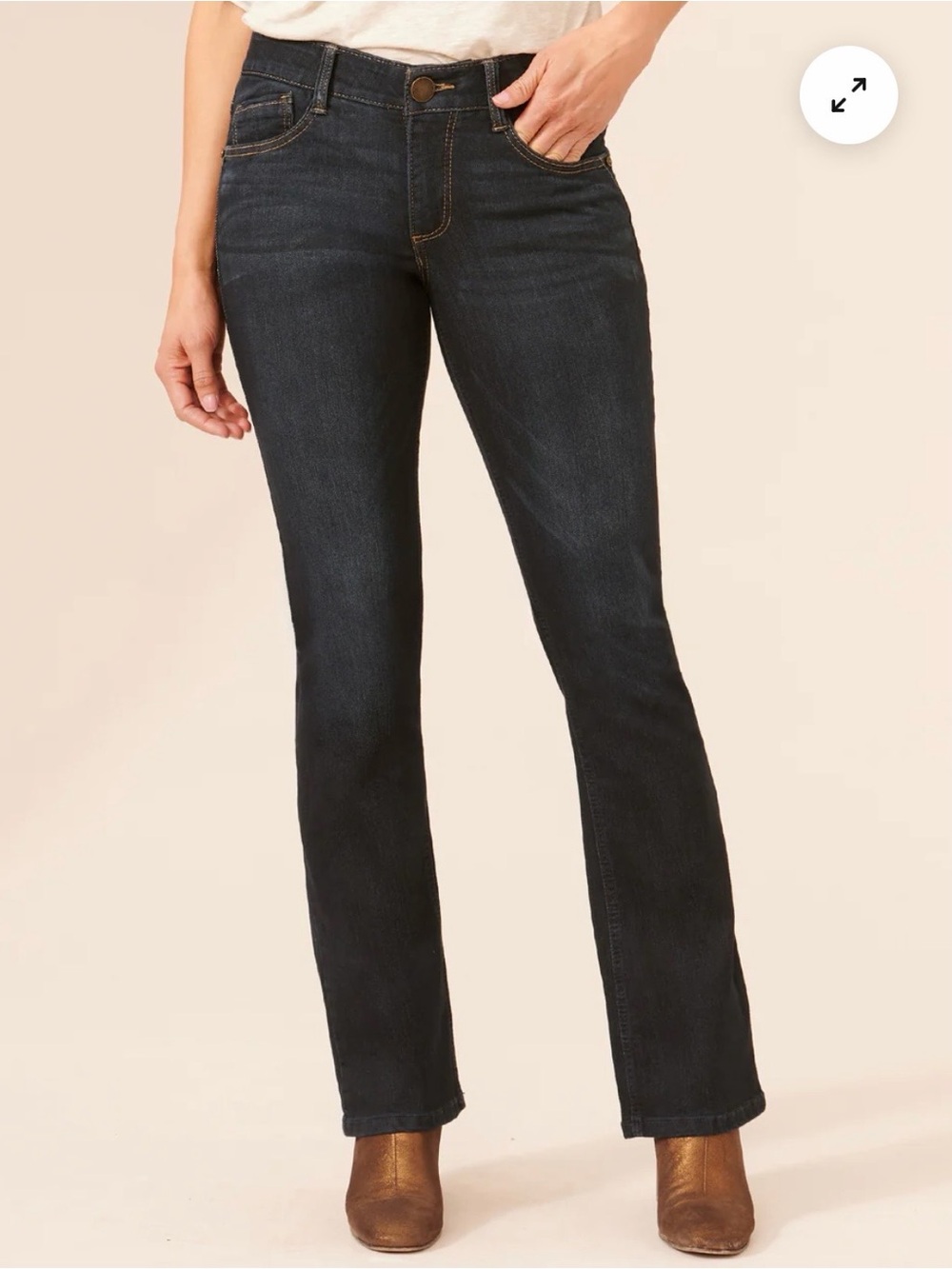 Democracy Itty Bitty Dark Wash Bootcut Jean